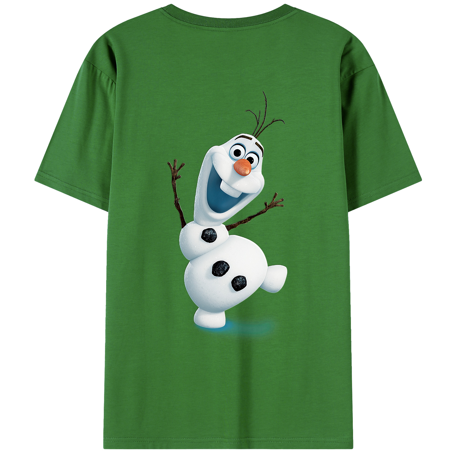 （画像用） アナと雪の女王 アンナ エルサ Frozen Anna Elsa レディース半袖Tシャツ(バックプリント)